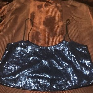 NBD sequin crop top